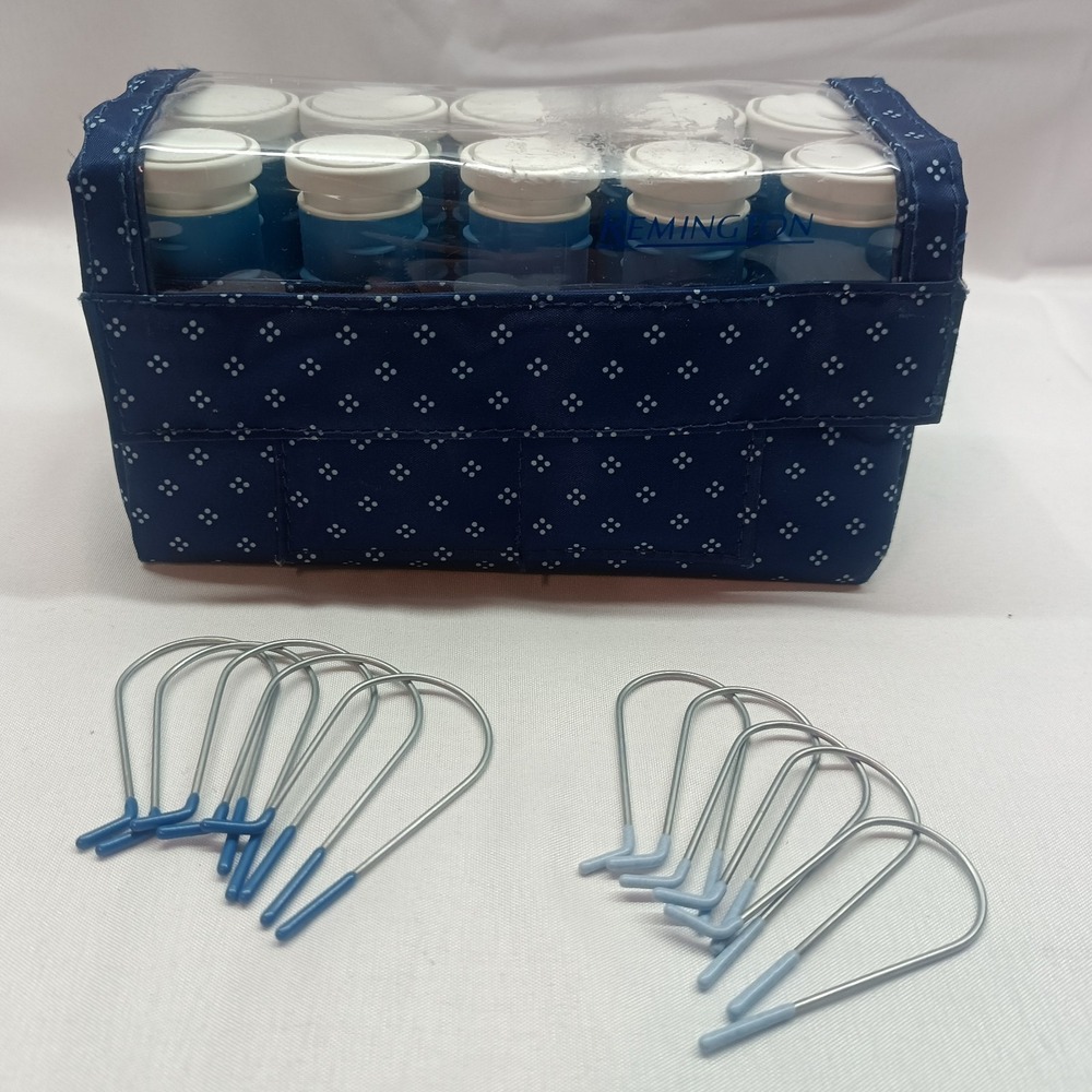 Remington Vintage Travel Hot Roller Set with Clips Tested Works Pageant Cheer